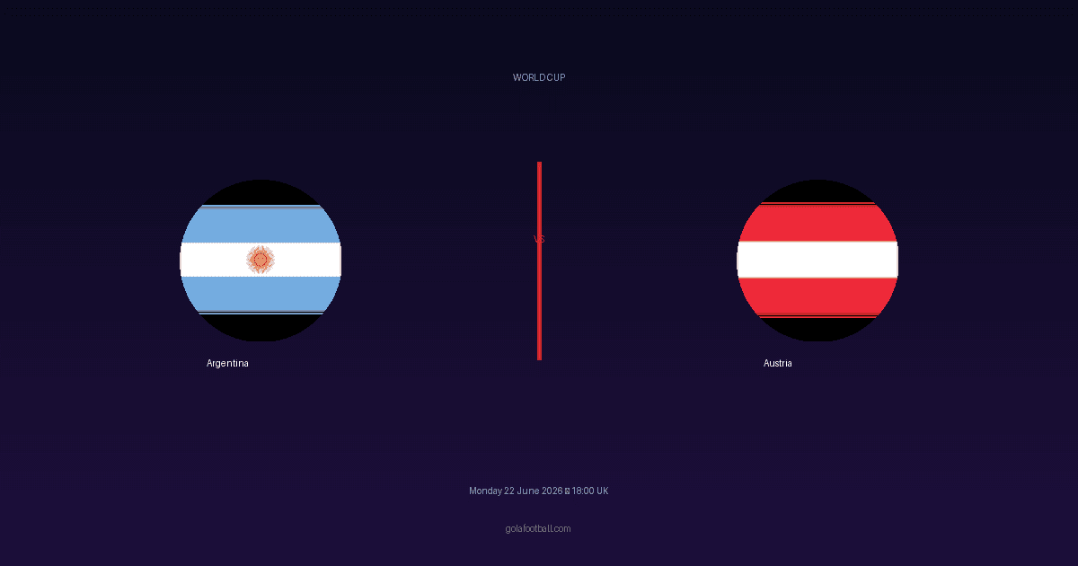 Match Preview: Argentina vs Austria – World Cup
