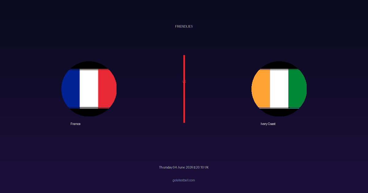 Match Preview: France vs Ivory Coast - prediction, team news, live stream