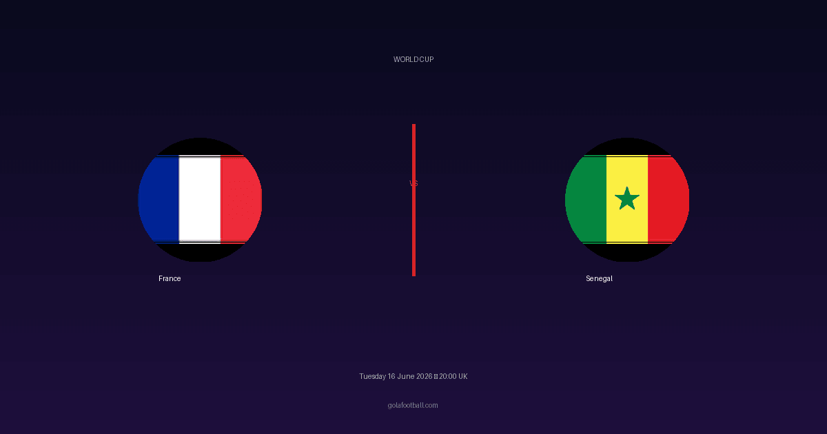 Match Preview: France vs Senegal - prediction, team news, live stream
