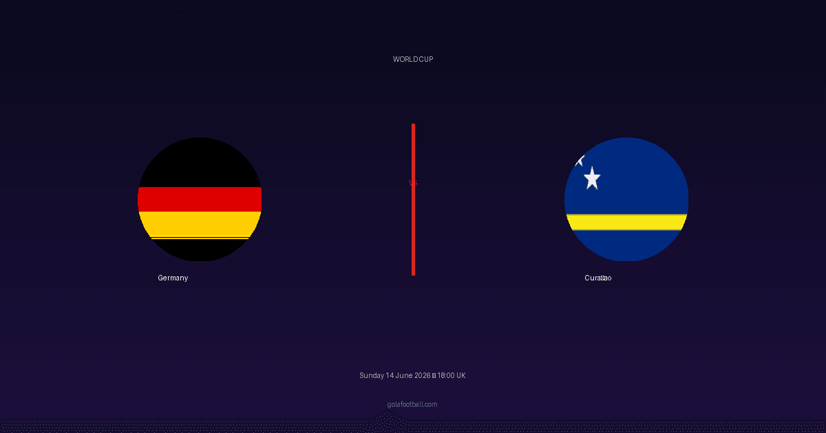 Match Preview: Germany vs Curaçao - prediction, team news, live stream
