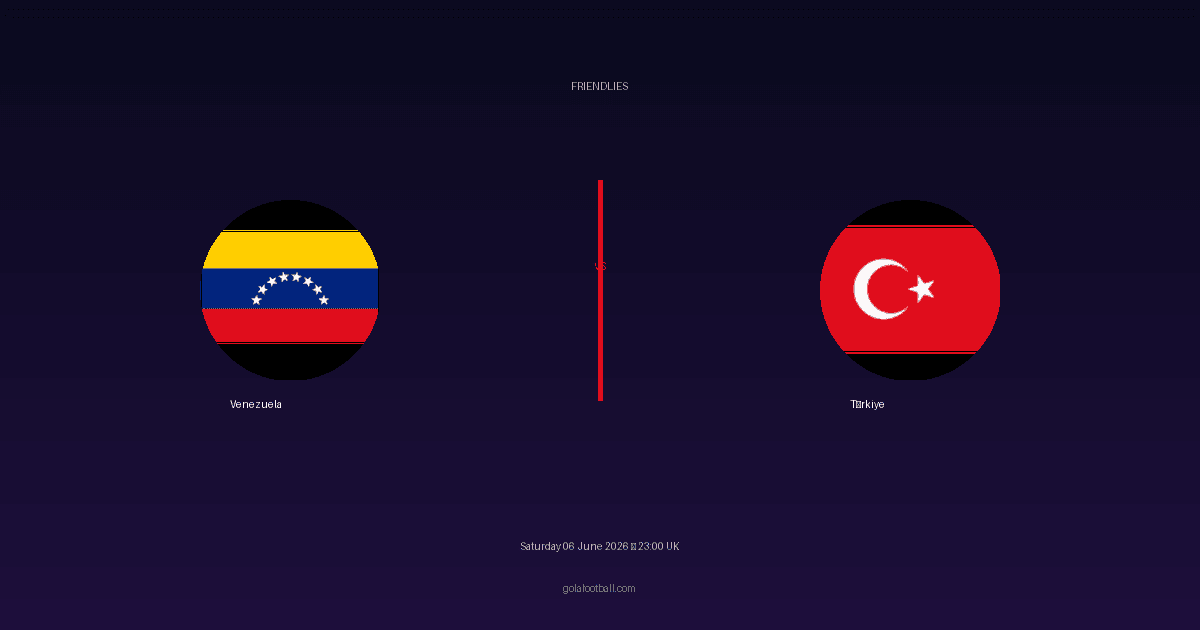 Match Preview: Venezuela vs Türkiye - prediction, team news, live stream